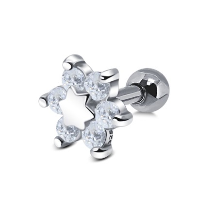 Shiny Flower Ear Piercing TIP-2792